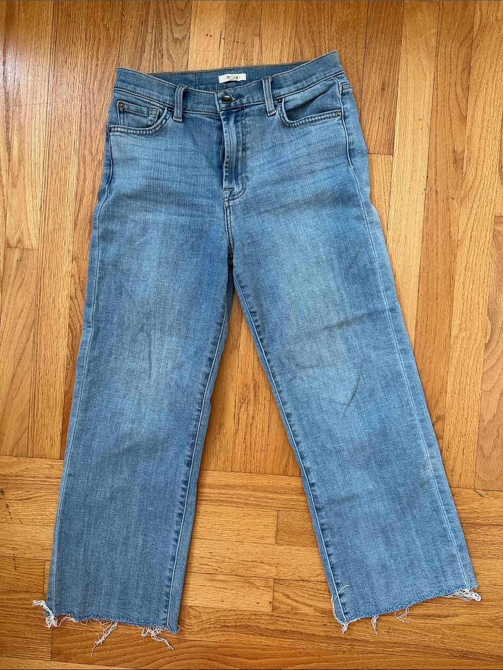 Splendid Light Blue Straight-Leg Women's Jeans Size 28